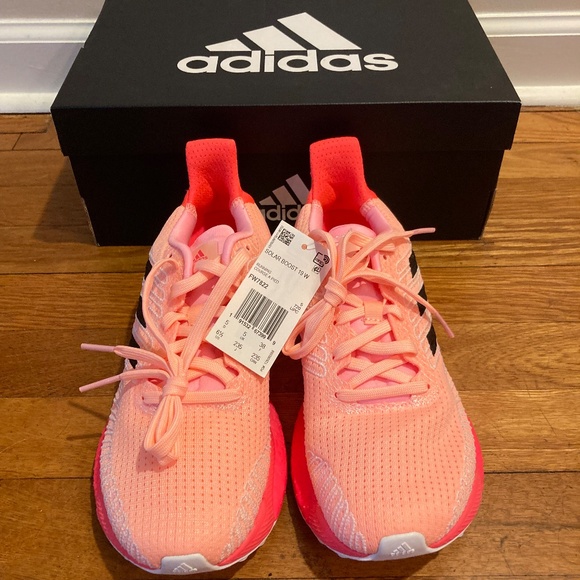 Adidas Shoes Women's 6.5 Orange Solar Boost 19 Athletic Running Sneakers - Picture 7 of 10